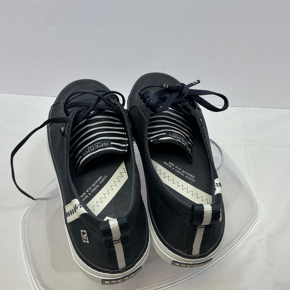 Sperry BIONIC Crest Vibe Canvas Sneakers Casual Comfort‎ Shoes Black Womens 7 - Picture 10 of 11
